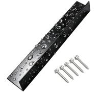 Rain gutter deflector with screws, heavy duty metal manifold