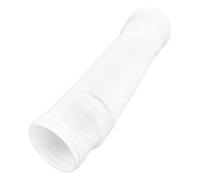 Rain Gutter Downpipe Extension, Flexible Extendable PE Drain Extension for Outdoor Villa Round (White)