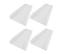 Rain Gutter Downspout Splash Block, Drain Rainwater Away from The House, Plastic Guard Prevent Soil Erosion, with 8 Fixing Nails for Stability, Suitable for All Types of