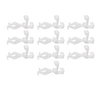 Rain Gutter Light Clips: 10 Pieces Hanger for Hooks Lights, Cable Organizer for Terrace Balcony Ceiling Christmas Ceiling Masonry Garden Area Jard Area