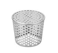 Rain gutters, leaf protection, stainless steel, leaf protection, gutter, downpipe protection, leaf trap downpipe for flat roof drain, drains and downpipes, gutter sieve (90-110 mm)