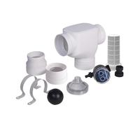 Rain Harvesting First Flush with Catch-All Tee and Electronic Valve - Rainwater Diverter Kit with Customisable Flush Intervals and Anti-Clogging, Optimised Drainage
