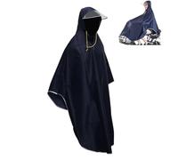 Rain Hooded Cape Raincoat Withraincover Ponchos Adults Hoods Hood Cloak Waterproof Riding Cycling Scooter for Mobility Scooter & Wheelchairs(Color2)