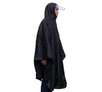 Rain Hooded Cape Raincoat Withraincover Ponchos Adults Hoods Hood Cloak Waterproof Riding Cycling Scooter(Color6)