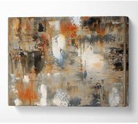 Rain In The City Canvas Print Wall Art - Medium 20 X 32 Inches