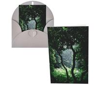 rain in the woods Print Thank You Cards Greeting Cards With Envelopes Blank Note Cards 10x15 cm Perfect for Thank Yous Invitations