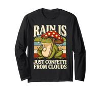 Rain is Just Confetti from Clouds Frog Long Sleeve T-Shirt