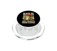 Rain Is Just Confetti From Clouds Frog PopSockets PopGrip for MagSafe
