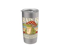 Rain is Just Confetti from Clouds Frog Stainless Steel Insulated Tumbler