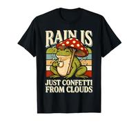 Rain is Just Confetti from Clouds Frog Value Graphic T-Shirt