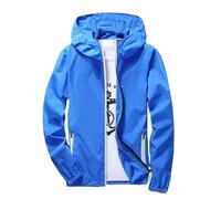Rain Jacket Bicycle Men's Lightweight Breathable Softshell Jacket Plain Transition Jacket Waterproof Cycling Jacket Rain Jackets Outdoor Jacket Hiking Jacket Summer Jacket Thin Windbreaker