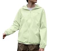 Rain Jacket for Kids Boys Girls Waterproof Jackets Lightweight Windproof Raincoat Zip Up Hooded Coat Pockets Long Sleeve Outdoor Windbreaker