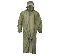 Rain Jacket with Storage Pouch for Convenient Carry During Hiking Mountaineering Fishing and Jungle Exploration Activities (Antique Teal C)