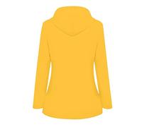 Rain Jackets for Women UK Striped Lined Hooded Jacket Lightweight Zip Up Raincoat Mid Length Windbreaker Plus Size Winter Coats Travel Outdoor Jacket Trench Coat with Pockets