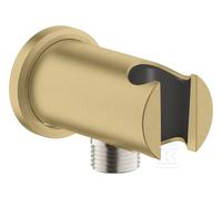 Outlet Elbow Grohe Rainshower with shower holder ø48mm Brushed Cool Sunrise 26658GN0