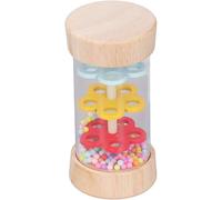 rain Maker, Baby rain Stick, Sticks, Mini Wooden Musical Shake, Beaded Raindrops - Turn Over and Watch The Colorful Beads Down The Tube as It Creates Soothing Sound of