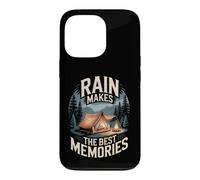 Rain Makes The Best Memories Cozy Camping Camp Case for iPhone 13 Pro