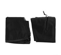 Rain Net Cover with Drawstring, Water Butt Mesh Lid for Protection Against Leaves and Debris, Fine Mesh Screen Prevents Flies and Dirt, Grey, 2 Pack(160 cm)