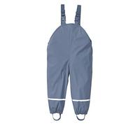 Rain Pants Boys Waterproo Breathable Rain Trousers Mud Suspender Rain Bib ungarees Boys and Girls Rainwear for Outdoor Play (Grey, 1-3 Years)