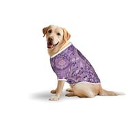 Rain Pattern Print Breathable Dog Tshirt for Medium Large Breed