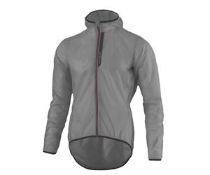 Rain proof jacket Etape Vento grey XL