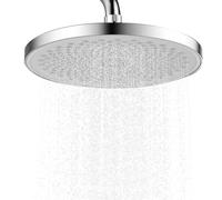 Rain Shower Head 9 Inch Round Showerhead Chrome High-Pressure Rainfall Showerhead,Full Body Modern Luxury Overhead Shower,Replacement Fixed Anti-limescale Shower Head