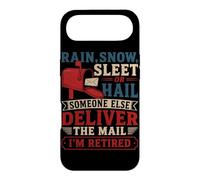 Rain Snow Sleet Or Hail Retired Mail Carrier Postman Case for iPhone Air