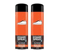 Rain & Stain Barrier Spray 200ml for Ideal for Trainers,Shoes - Waterproof, Mud Resistant & Anti-Stain Protection, Ideal for Trainers, Pack of 2