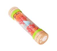 Rain Stick Instrument - Wooden Sensory Tube, Calming Sound Musical Toy, Educational Kids Play Easter Travel | Long Lasting Fun Relaxation Activity For Preschool Classroom Entertainment