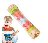 Rain Stick, Musical Instrument with Rain Stick, Spinner Tube Rattle, Sensory Musical Learning Sound Toy for and Kids Classroom Preschool Easter Travel