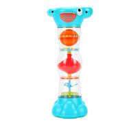 Rain Stick Toy, Hourglass Sensory Toy for 0-3 Years Old (Green) | 45dB Rain White Noise, No Electronics, ABS Plastic, Color Recognition, Cause Effect Learning Toy for Toddlers