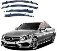 Rain Sun Protection Side Window Visors Protective Cover for Benz C Class W205 2015-2021,Keep Your Car Ventilated In Rain, Reduce Wind Turbulence.
