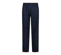 CMP - Man Pant Rain With Lining And Full Lenght Side Zips, Black Blue, XXXL