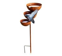 Rain Water Catcher 3-Tier Rustproof Garden Stakes
