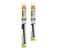 Rain-X 810196 Latitude 2-In-1 Water Repellent Wiper Blades, 24" and 16" Windshield Wipers (Pack Of 2), Automotive Replacement Windshield Wiper Blades With Patented Rain-X Water Repellency Formula