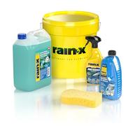 Rain-X Car Summer Cleaning Kit - Shampoo Screenwash Insect Remover & Sponge