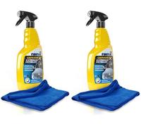 Rain-X Cerami-X Detailer Premium - High-gloss ceramic coating - Durable weather and UV protection - Hydrophobic and streak-free effect + microfibre cloth - 750 ml (Pack of 2)