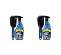 Rain-X Graphene Wheel Cleaner & Rim Protection - 500ml Spray Bottle & Brush (Pack of 2)