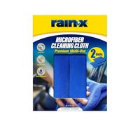 Rain-X Microfiber Cloths - Lint-Free, Scratch-Free, High Absorbency - Versatile for Car, Motorcycle, Boat, and Home - For Drying, Polishing, and Cleaning - Set of 2 Pieces