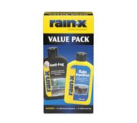 Rain-X Rain Repellent & Anti-Fog Treatment Value Pack - Hydrophobic Formula for Clear Visibility and Fog-Free Windscreen - Ideal for Car Windows & Interior Mirrors - 200ml x 2