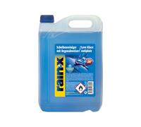 Rain-X Windscreen Cleaner with Rain Deflector, Frost Protection up to -20 °C, Hydrophobic Technology for Clear View, Removes Insects and Mud, Ready to Use, 5 L