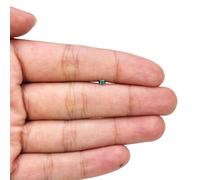 Raina Jewels Women's 18ct Rose Gold Blue Diamond Nose Stud Pin 0.03ct 4 claw 2mm Width in White Raina Jewels White One Size