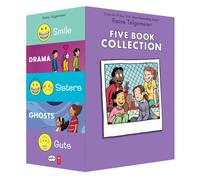 Raina Telgemeier Five Book Collection: Smile, Drama, Sisters, Ghosts, Guts