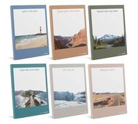 Rainbam Wander Tales Note Pads 4x6 Inch, 6 Pack - 30 Sheets per Pad for Time Management, Planner Notepad for Home, Office & School