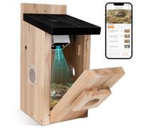 RAINBEAN Smart Bird House with Camera, 4MP Nesting Box Camera for Outdoor Use, Automatic Recording of Bird Videos and Motion Detection, Watch Nesting and Hatching