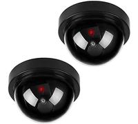 Rainberg Dummy Dome CCTV Security Camera with Flashing LED Indoor Outdoor Fake Fixture for Home, Office and Business use Protection and Security Enhancer (2)