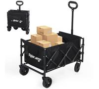Rainberg Festival Trolley on Wheels, Folding Utility Wagon, 176 lbs Capacity, Collapsible Cart For Garden, Beach, Camping, Picnic Use.