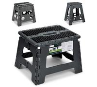 Rainberg Folding Step stool for Kids and Adults, Anti Slip Stool, Foldable Stool, Heavy duty Stool with grip on top, Use in the Kitchen, Bathroom, easy to store.