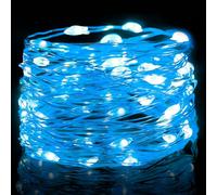 Rainberg LED Fairy Lights, 5M 50 LEDs Battery Powered, Waterproof Copper Wire, DIY Bendable for Indoor Outdoor, Wedding, Party, Christmas Decoration (Cool White, 5M 50 LEDs)