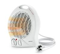 Rainberg Powerful 2KW Fan Heater with 2 Heat settings & Cooling Function, Heat Protection, Thermostat, Lightweight & Portable for Home & Office, Low Energy Usage (Round Heater)
